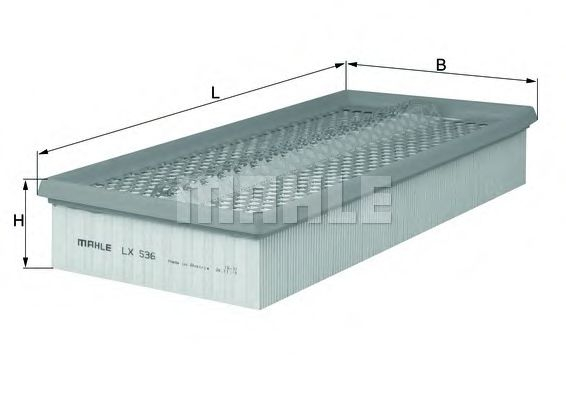 Filtru aer MAHLE ORIGINAL LX 536 [1]