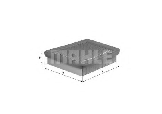 Filtru aer MAHLE ORIGINAL LX 543 [1]