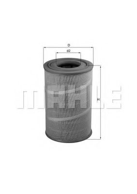 Filtru aer MAHLE ORIGINAL LX 560/1 [1]