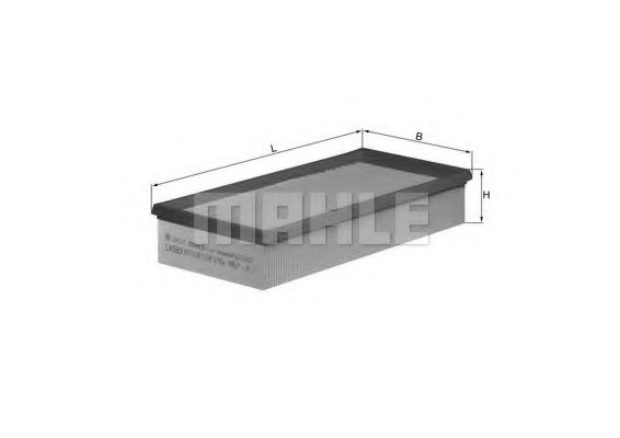 Filtru aer MAHLE ORIGINAL LX 583 [1]