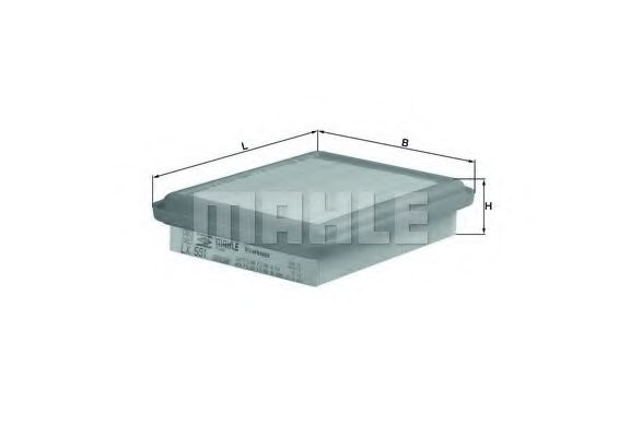Filtru aer MAHLE ORIGINAL LX 591 [1]