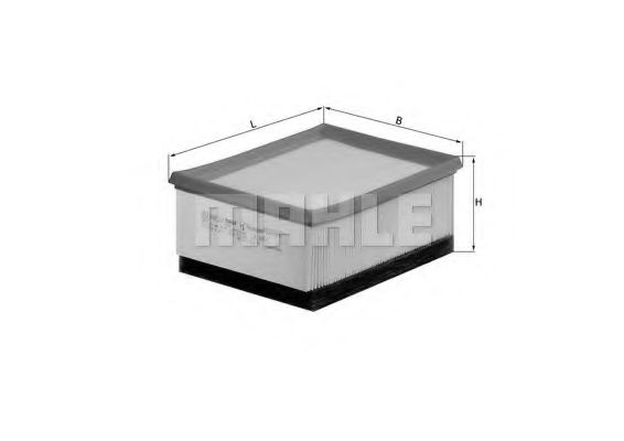 Filtru aer MAHLE ORIGINAL LX 645/1 [1]