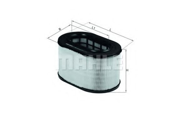 Filtru aer MAHLE ORIGINAL LX 669 [1]