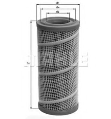 Filtru aer MAHLE ORIGINAL LX 7060 [1]