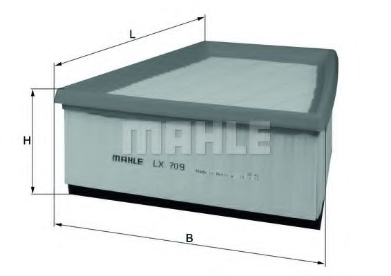 Filtru aer MAHLE ORIGINAL LX 709 [1]