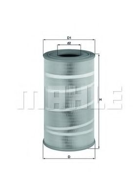 Filtru aer MAHLE ORIGINAL LX 7210/7 [1]