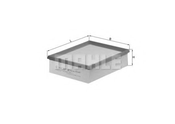 Filtru aer MAHLE ORIGINAL LX 742/1 [1]