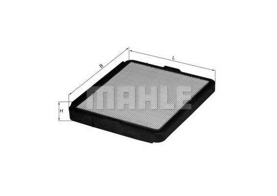 Filtru aer MAHLE ORIGINAL LX 75 [1]