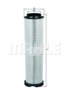 Filtru aer MAHLE ORIGINAL LX 816/5 [1]