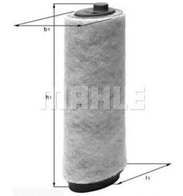 Filtru aer MAHLE ORIGINAL LX 818 [1]