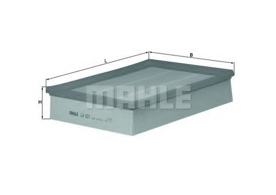 Filtru aer MAHLE ORIGINAL LX 821 [1]
