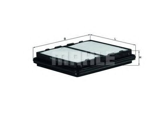 Filtru aer MAHLE ORIGINAL LX 848 [1]