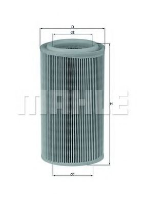 Filtru aer MAHLE ORIGINAL LX 852 [1]