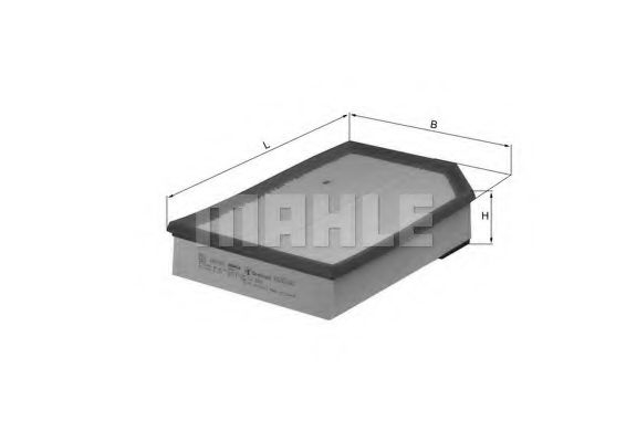 Filtru aer MAHLE ORIGINAL LX 868 [1]