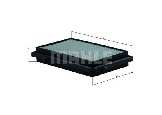 Filtru aer MAHLE ORIGINAL LX 897 [1]