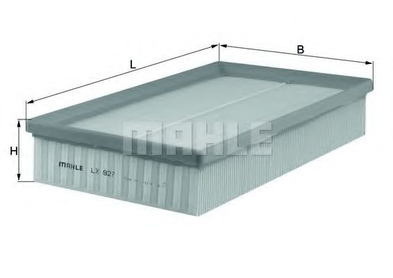 Filtru aer MAHLE ORIGINAL LX 927 [1]