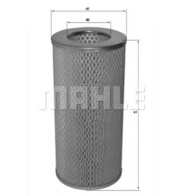 Filtru aer MAHLE ORIGINAL LX 941 [1]