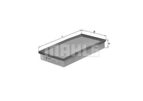Filtru aer MAHLE ORIGINAL LX 942 [1]