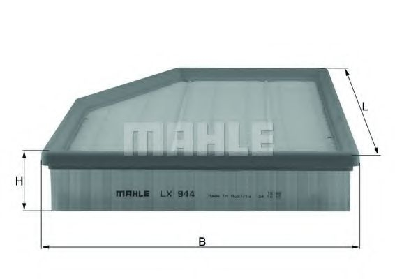 Filtru aer MAHLE ORIGINAL LX 944 [1]