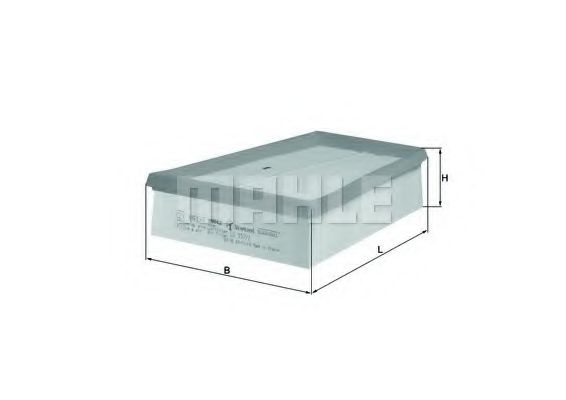 Filtru aer MAHLE ORIGINAL LX 957/2 [1]