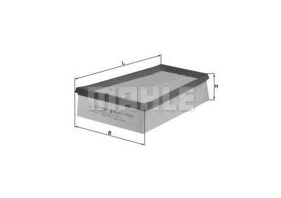 Filtru aer MAHLE ORIGINAL LX 957/3 [1]