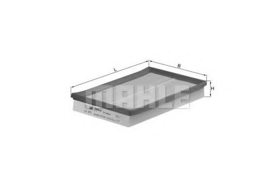 Filtru aer MAHLE ORIGINAL LX 977D [1]