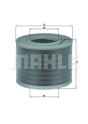 Filtru aer MAHLE ORIGINAL LX 986 [1]