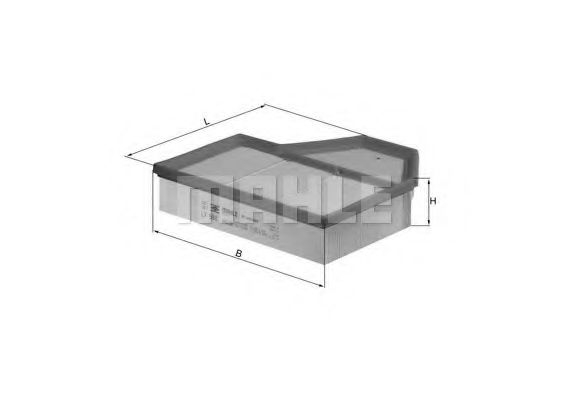 Filtru aer MAHLE ORIGINAL LX 988 [1]