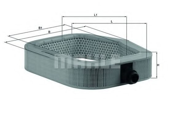 Filtru aer MAHLE ORIGINAL LX 990 [1]