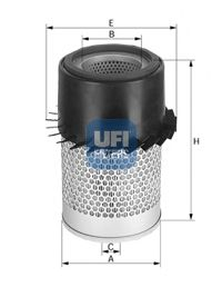 Filtru aer UFI 27.282.00 [1]