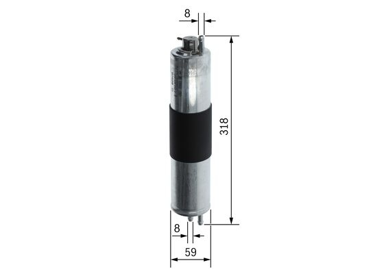 Filtru combustibil BOSCH 0 450 905 952 [4]