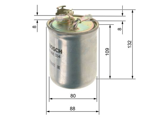 Filtru combustibil BOSCH 0 450 906 334 [1]