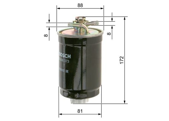 Filtru combustibil BOSCH 0 450 906 373 [2]