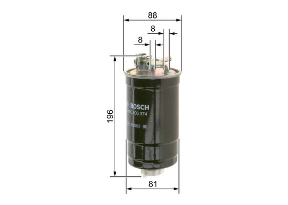 Filtru combustibil BOSCH 0 450 906 374 [2]