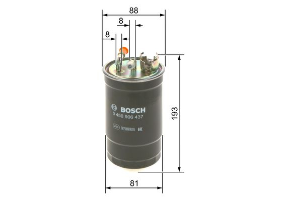 Filtru combustibil BOSCH 0 450 906 437 [2]