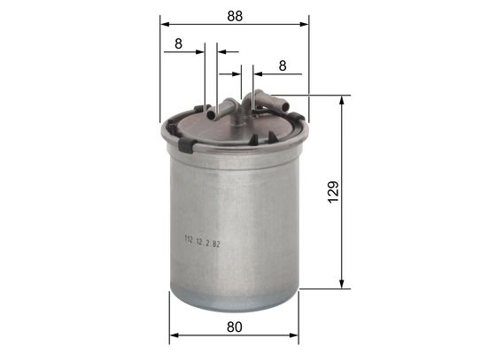 Filtru combustibil BOSCH 0 450 906 500 [3]