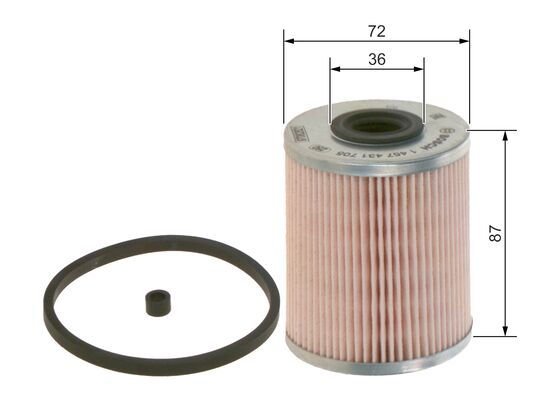 Filtru combustibil BOSCH 1 457 431 705 [4]