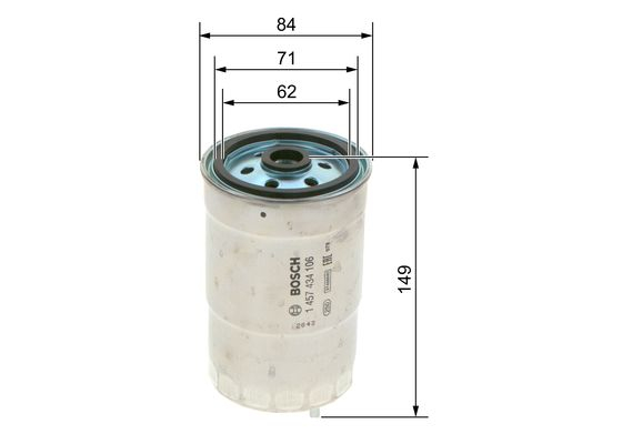 Filtru combustibil BOSCH 1 457 434 106 [4]