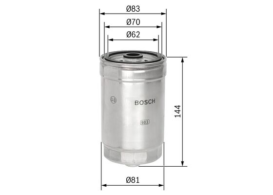 Filtru combustibil BOSCH 1 457 434 314 [3]