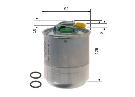 Filtru combustibil BOSCH F 026 402 056 [1]