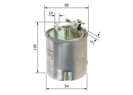 Filtru combustibil BOSCH F 026 402 096 [4]
