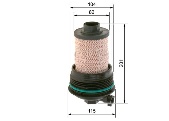 Filtru combustibil BOSCH F 026 402 260 [5]