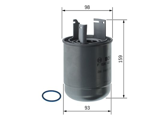 Filtru combustibil BOSCH F 026 402 289 [4]