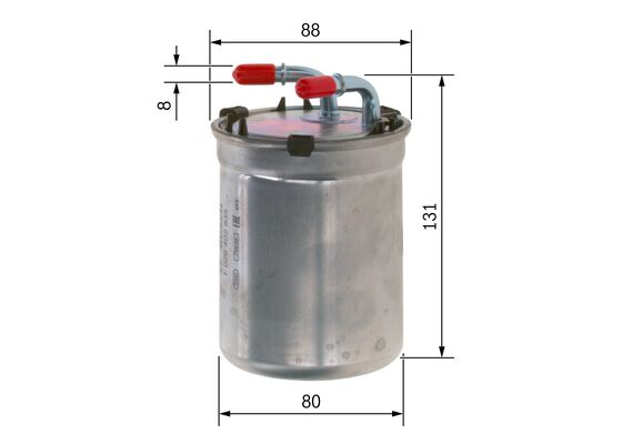 Filtru combustibil BOSCH F 026 402 835 [4]