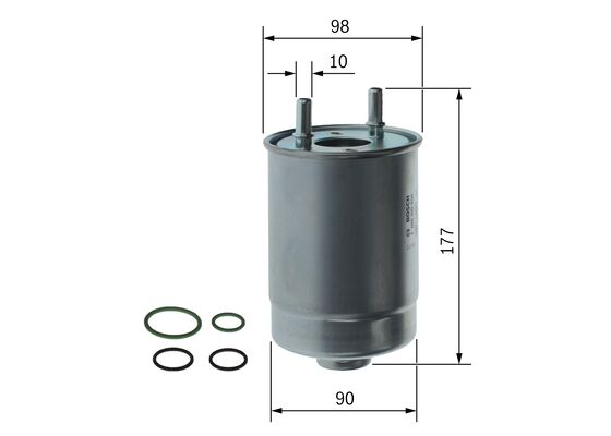 Filtru combustibil BOSCH F 026 402 850 [2]