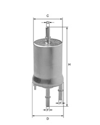 Filtru combustibil UNIFLUX XB111C [1]