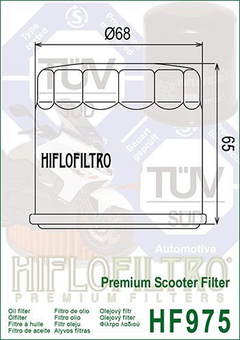 Filtru de ulei HIFLOFILTRO HF975 [2]