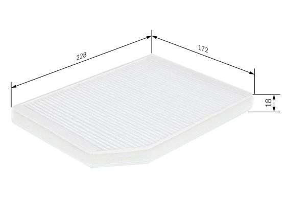 Filtru habitaclu BOSCH 1 987 432 027 [1]