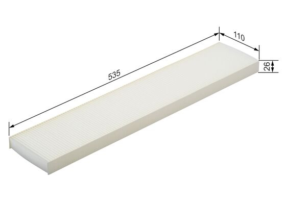 Filtru habitaclu BOSCH 1 987 432 028 [1]