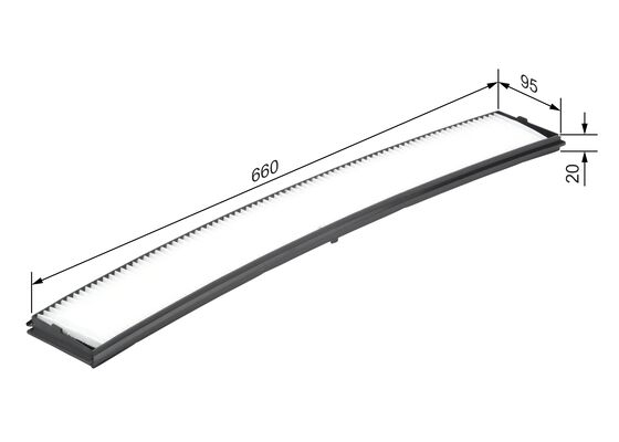 Filtru habitaclu BOSCH 1 987 432 036 [2]